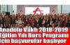  Anadolu Vakfı 2018-2019 Eğitim Yılı  Burs Programı için başvurular başlıyor 