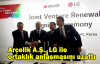  Arçelik A.Ş., LG ile ortaklık anlaşmasını uzattı