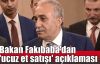  Bakan Fakıbaba'dan 'ucuz et satışı' açıklaması 