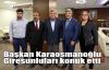 Başkan Karaosmanoğlu, Giresunluları konuk etti