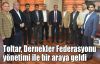  Başkan Toltar, Dernekler Federasyonu yönetimi ile bir araya geldi