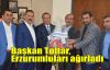 Başkan Toltar, Erzurumluları ağırladı