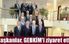 Başkanlar, GEBKİM'i ziyaret etti