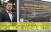 Cami imamı billboardla vatandaşı uyuşturucuya karşı uyardı