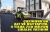 Çayırova'da alt ve üst yapıya, 4 yılda 250 milyon liralık yatırım