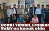  Cemil Yaman, Erbakan Vakfı'na konuk oldu