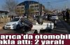 Darıca'da otomobil takla attı: 2 yaralı