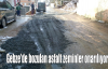 Gebze'de bozulan asfalt zeminler onarılıyor