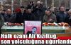  Halk ozanı Ali Kızıltuğ, son yolculuğuna uğurlandı