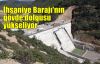   İhsaniye Barajı'nın gövde dolgusu yükseliyor