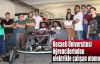 Kocaeli Üniversitesi öğrencilerinden elektrikle çalışan otomobil
