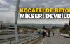 Kocaeli'de beton mikseri devrildi