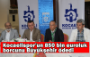 Kocaelispor'un 850 bin euroluk borcunu Büyükşehir ödedi 