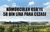 Kömürcüler OSB'ye 58 bin lira para cezası