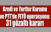 Kredi ve Yurtlar Kurumu ve PTT'de FETÖ operasyonu: 31 gözaltı kararı