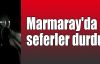   Marmaray'da seferler durdu
