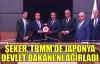 Şeker, TBMM'de Japonya Devlet Bakanı'nı ağırladı