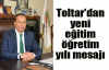 Toltar'dan yeni eğitim öğretim yılı mesajı