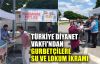  Türkiye Diyanet Vakfı'ndan gurbetçilere su ve lokum ikramı