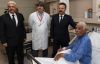 Vali Aksoy, Kore gazisini hastanede ziyaret etti