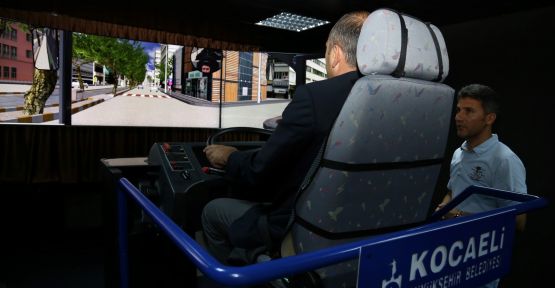Toplu taşıma sürücülerine simülasyon eğitimi