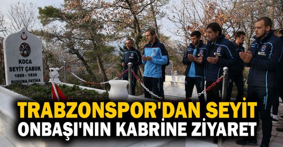  Trabzonspor'dan Seyit Onbaşı'nın kabrine ziyaret
