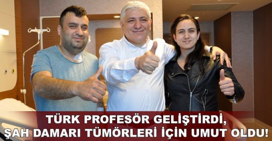  Türk profesör geliştirdi, şah damarı tümörleri için umut oldu!