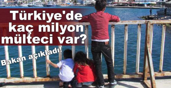 Türkiye'de kaç milyon mülteci var? Bakan açıkladı