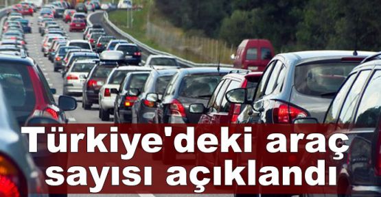 Türkiye'deki araç sayısı açıklandı
