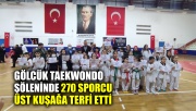 Gölcük taekwondo şöleninde 270 sporcu üst kuşağa terfi etti
