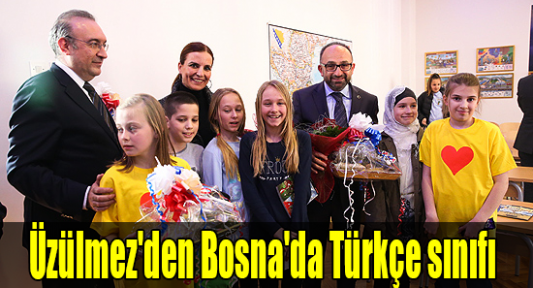 Üzülmez'den Bosna'da Türkçe sınıfı